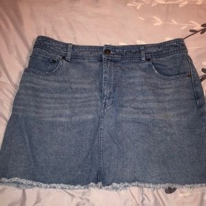 Popsugar Jean skirt